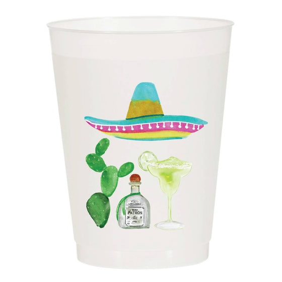 Fiesta Margarita Frosted Cups
