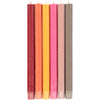 Mixed Rainbow Taper Candles