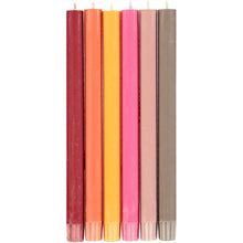  Mixed Rainbow Taper Candles
