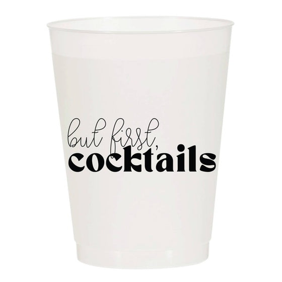 But First, Cocktails Frosted Cups